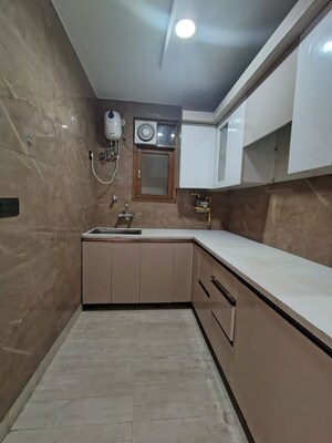 Kitchen in 3 BHK Builder Floor at Malviya Nagar – for Rent