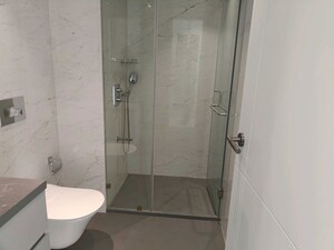 Bathroom in 3 BHK Apartment at Lodha The World Towers World One Tier 2, Worli – for Rent