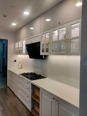 Kitchen in 4 BHK Apartment at Lodha The World Towers World One Tier 2, Worli – for Rent