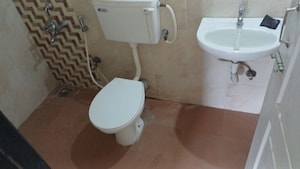 Bathroom in 3 BHK Apartment at Hubtown Greenwoods, Vartak Nagar – for Rent