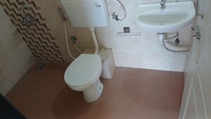 Bathroom in 3 BHK Apartment at Hubtown Greenwoods, Vartak Nagar – for Rent