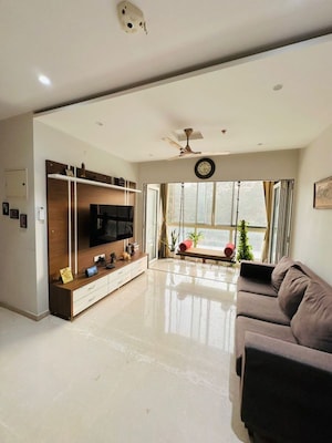 Living Room in 2 BHK Apartment at Godrej The Trees, Vikhroli East – for Rent