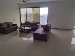 Living Room in 4 BHK Penthouse at Vesu – for Sale