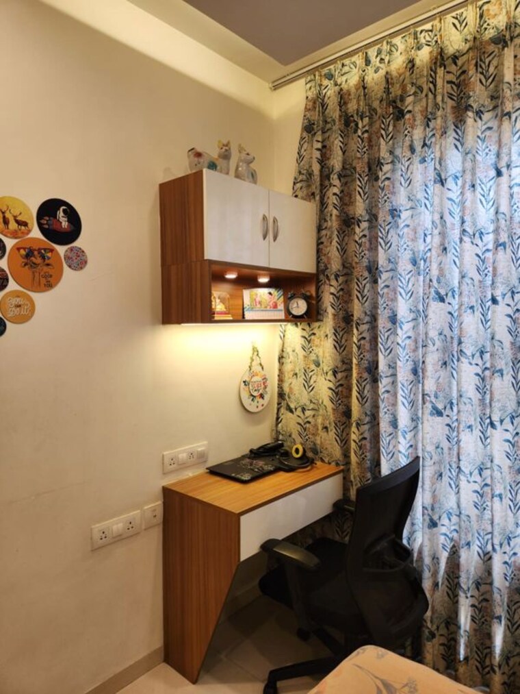 Living Room, mont-vert-sonnet 2 Bedroom 850 Sq.Ft. Apartment In Wakad Pune 10487374