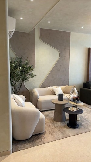 Living Room in 2 BHK Apartment at Krisumi Waterside Residences, Sector 36a – for Rent