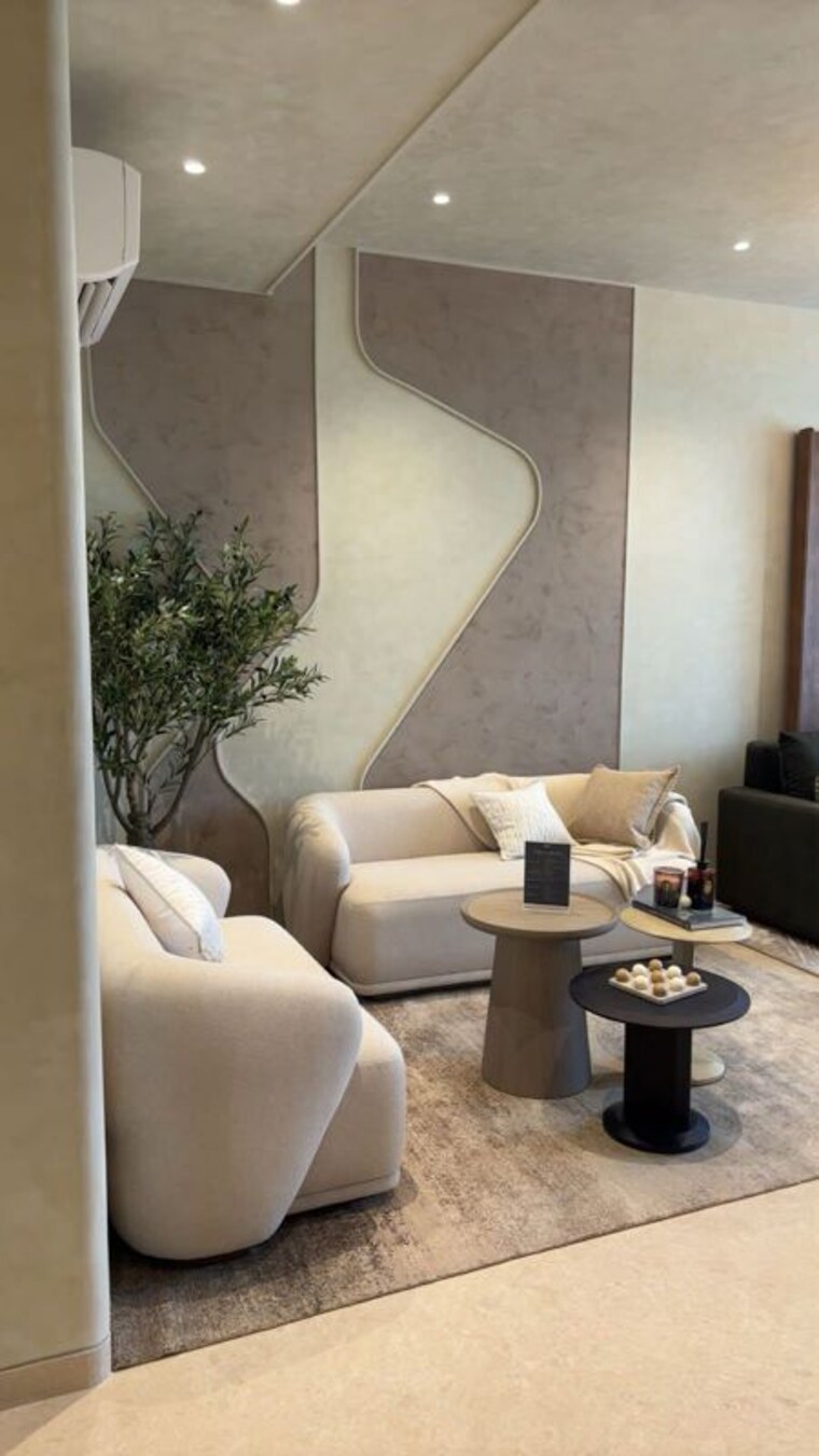 Living Room, krisumi-waterside-residences 2 Bedroom 1480 Sq.Ft. Apartment In Sector 36a Gurgaon 10487498