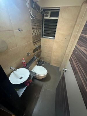 Bathroom in 2 BHK Apartment at Sandesh Nagar – for Rent