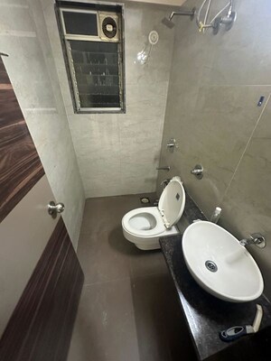 Bathroom in 2 BHK Apartment at Sandesh Nagar – for Rent