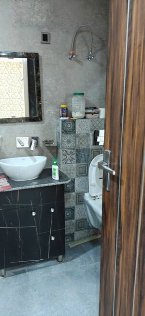 Bathroom in 3 BHK Builder Floor at BPTP Park Central, Sector 85 – for Rent