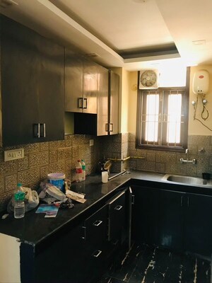 Kitchen in 2 BHK Builder Floor at Chattarpur – for Rent