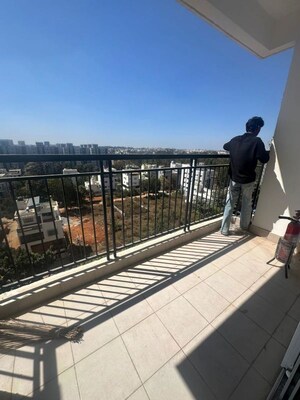 Balcony in 2 BHK Apartment at Adarsh Greens, Kogilu – for Rent
