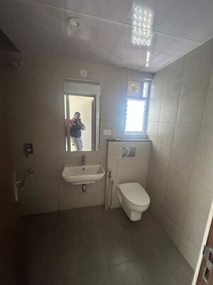 Bathroom in 2 BHK Apartment at Adarsh Greens, Kogilu – for Rent