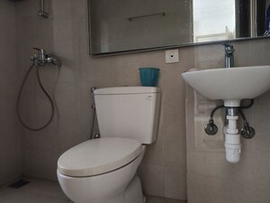 Bathroom in 1 BHK Apartment at Hiranandani Lavinia, Ghodbunder Road – for Rent