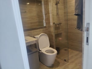 Bathroom in 1 BHK Apartment at Hiranandani Lavinia, Ghodbunder Road – for Rent