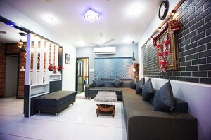 Living Room in 3 BHK Apartment at Ghatlodia – for Sale