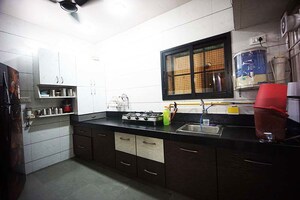 Kitchen in 3 BHK Apartment at Ghatlodia – for Sale