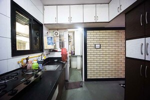 Kitchen in 3 BHK Apartment at Ghatlodia – for Sale