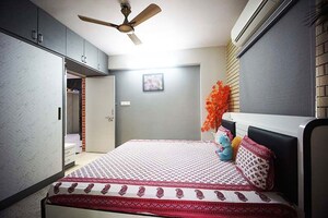 Bedroom in 3 BHK Apartment at Ghatlodia – for Sale