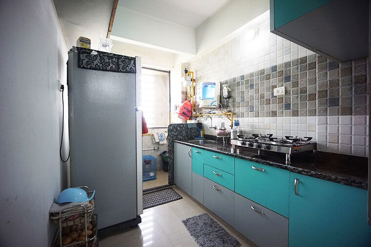 Kitchen, lambha gam 2 Bedroom 945 Sq.Ft. Apartment In Lambha Gam Ahmedabad 10486773
