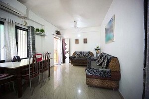 Living Room in 2 BHK Apartment at Bodakdev – for Sale