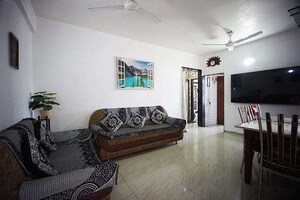 Living Room in 2 BHK Apartment at Bodakdev – for Sale