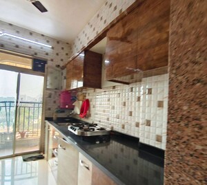 Kitchen in 2 BHK Apartment at Shree Tirupati Darshan CHS, Kalyan West – for Rent