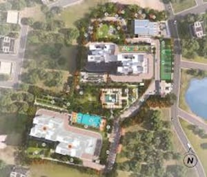 Master Plan in 3.5 BHK Apartment at Mahindra Eden, Kanakapura Road – for Sale