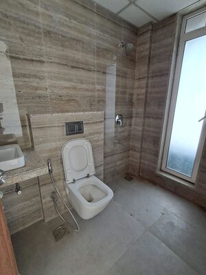 Bathroom in 3 BHK Apartment at Runwal Nirvana, Parel – for Rent