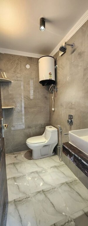 Bathroom in 2 BHK Builder Floor at Freedom Fighters Enclave – for Rent