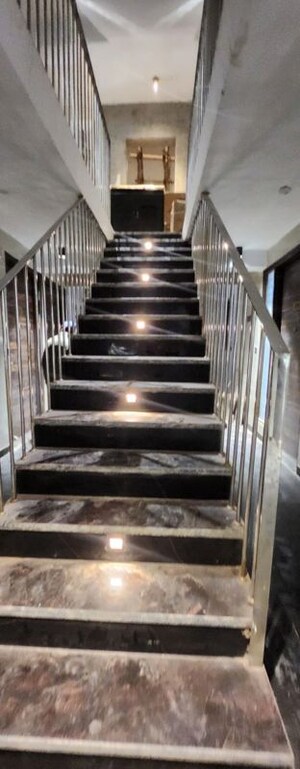 Staircase in 2 BHK Builder Floor at Freedom Fighters Enclave – for Rent