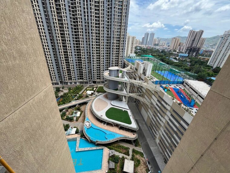 Balcony, raymond-ten-x-era 2 Bedroom 630 Sq.Ft. Apartment In Pokhran Road No One Thane 10487983