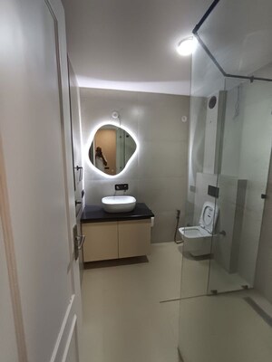 Bathroom in 3 BHK Builder Floor at Vatika INXT City Center, Sector 83 – for Rent