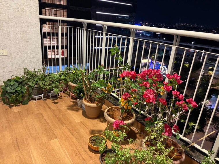 Balcony, l-t-raintree-boulevard 4 Bedroom 2200 Sq.Ft. Apartment In Hebbal Bangalore 10488053