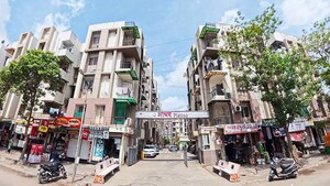 2 BHK Apartment – Exterior View View at New Ranip - for Sale