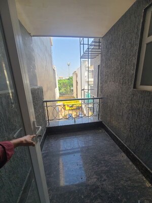 Balcony in 4 BHK Builder Floor at Medi City – for Rent