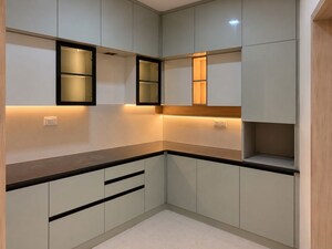 Kitchen in 2 BHK Apartment at Bhartiya City Nikoo Homes 4, Thanisandra Main Road – for Rent