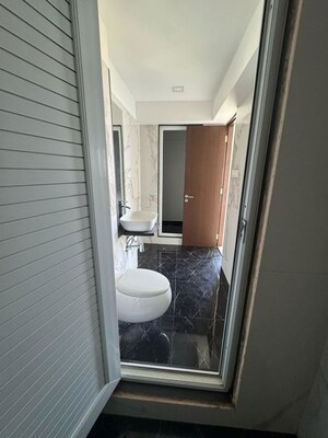 Building Lobby in 3 BHK Apartment at Runwal Nirvana, Parel – for Rent