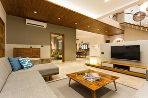 Living Room in 3 BHK Builder Floor at Greater Kailash ii – for Rent