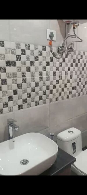 Bathroom in 2 BHK Apartment at Saya Gold Avenue, Vaibhav Khand – for Rent