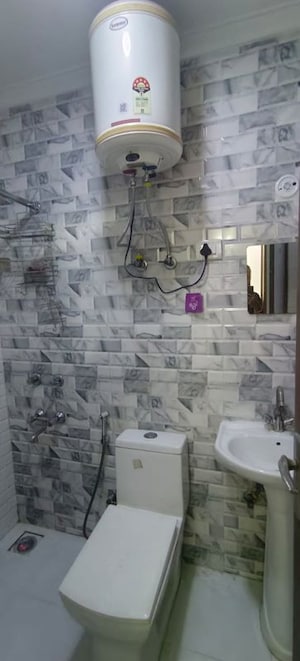 Bathroom in 1 RK Builder Floor at Said Ul Ajaib – for Rent