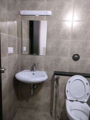 Bathroom in 3 BHK Apartment at Ahad Serenity, Rayasandra – for Rent
