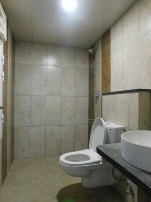 Bathroom in 3 BHK Apartment at Ahad Serenity, Rayasandra – for Rent