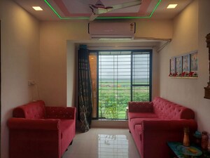 Bedroom in 2 BHK Apartment at Shree Krupa Keshav Heights Phase II, Kalwa – for Rent