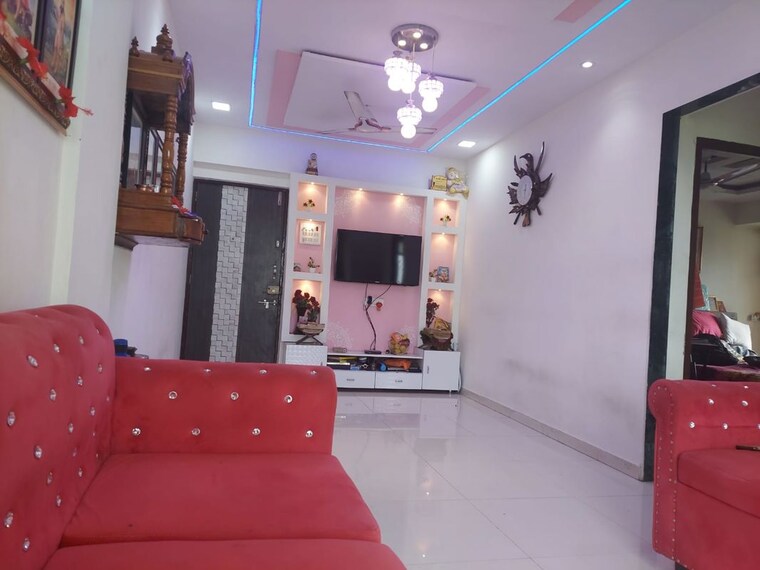 Living Room, shree-krupa-keshav-heights-phase-ii 2 Bedroom 913 Sq.Ft. Apartment In Kalwa Thane 10488296