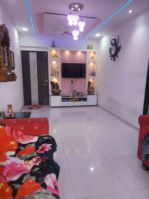 Living Room in 2 BHK Apartment at Shree Krupa Keshav Heights Phase II, Kalwa – for Rent