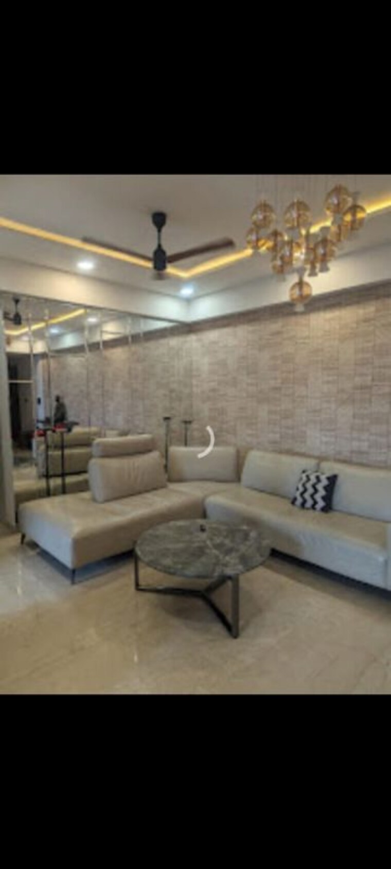 Living Room, lodha-sterling 3 Bedroom 1645 Sq.Ft. Apartment In Kolshet Road Thane 10263678