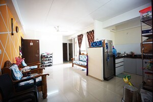 Living Room in 3 BHK Apartment at Bhugaon – for Sale