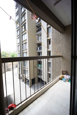 Balcony in 3 BHK Apartment at Bhugaon – for Sale