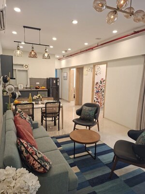 Living Room in 2 BHK Apartment at Shapoorji Pallonji Sewri, Sewri – for Sale