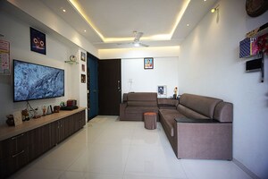 Living Room in 2 BHK Apartment at Wakad – for Sale